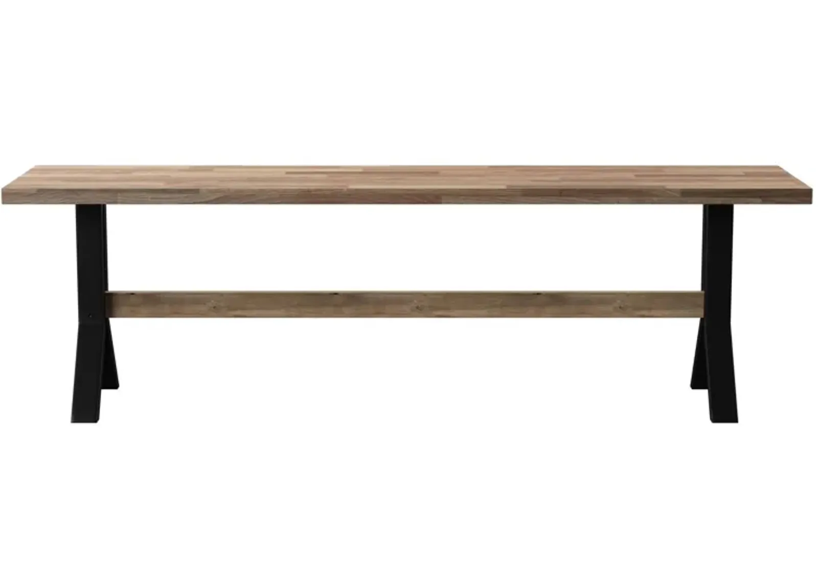 Straton Outdoor Dining Bench in Natural by SEI Furniture