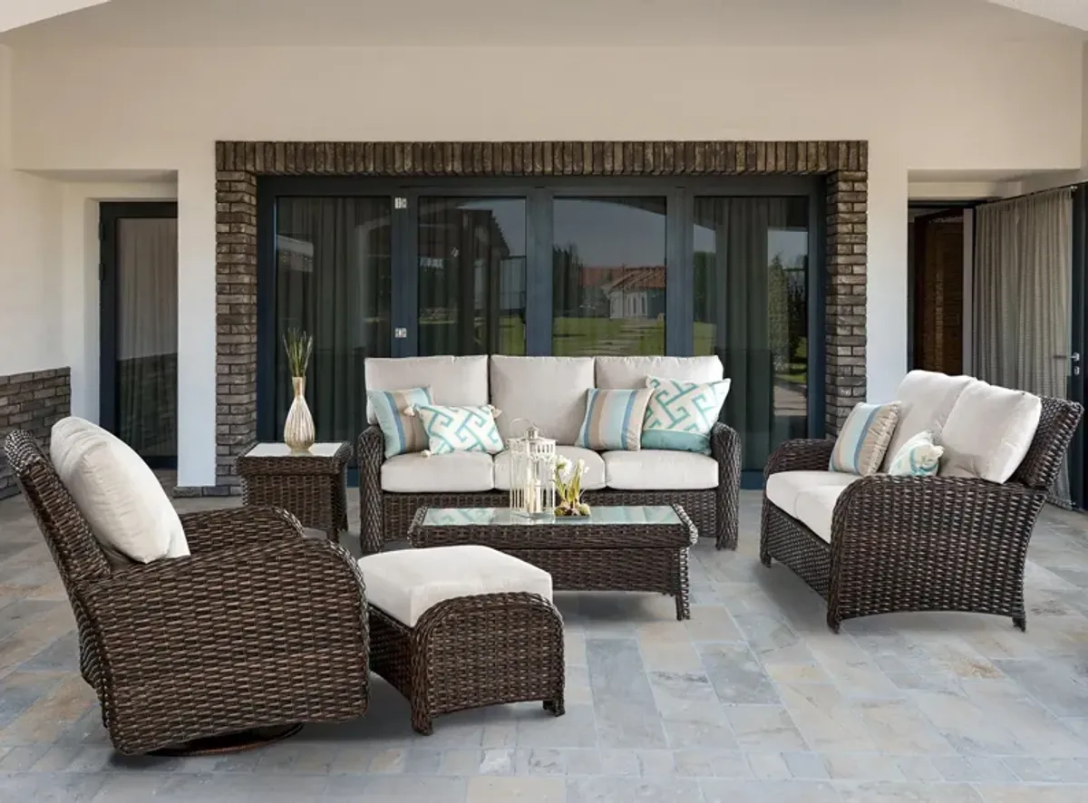 St Tropez 5 Pc. Patio Set in Tobacco by South Sea Outdoor Living