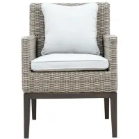 Marina Patio Arm Chair (Set of 2) in Gray by Steve Silver Co.