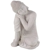 Ivy Collection Gray Buddha Garden Sculpture in Gray by UMA Enterprises