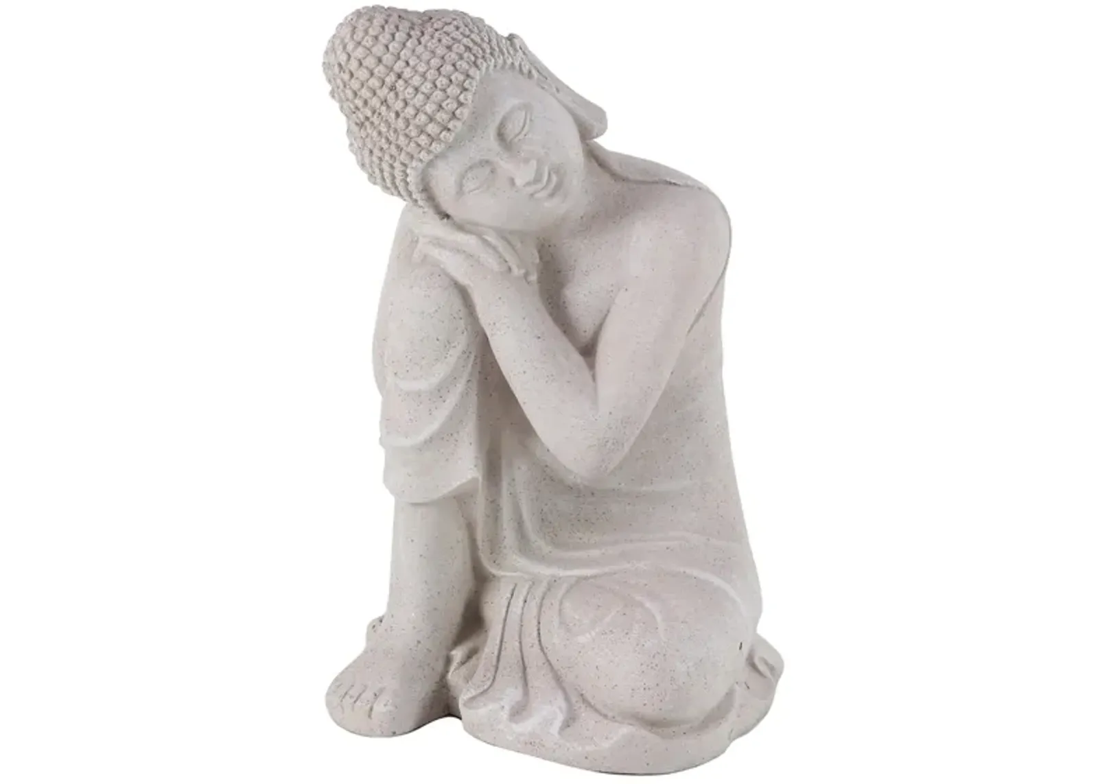 Ivy Collection Gray Buddha Garden Sculpture in Gray by UMA Enterprises