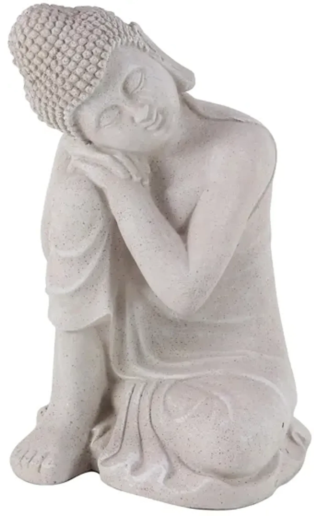 Ivy Collection Gray Buddha Garden Sculpture in Gray by UMA Enterprises