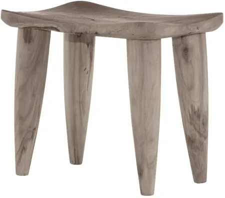Grass Roots Outdoor Stool in Brown by Four Hands