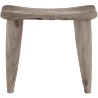 Grass Roots Outdoor Stool in Brown by Four Hands