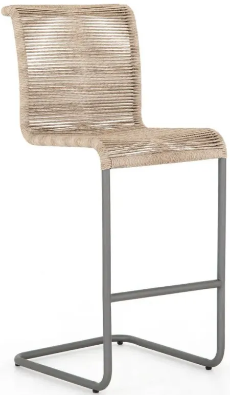 Grover Outdoor Bar Stool in Metal by Four Hands