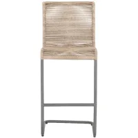 Grover Outdoor Bar Stool in Metal by Four Hands