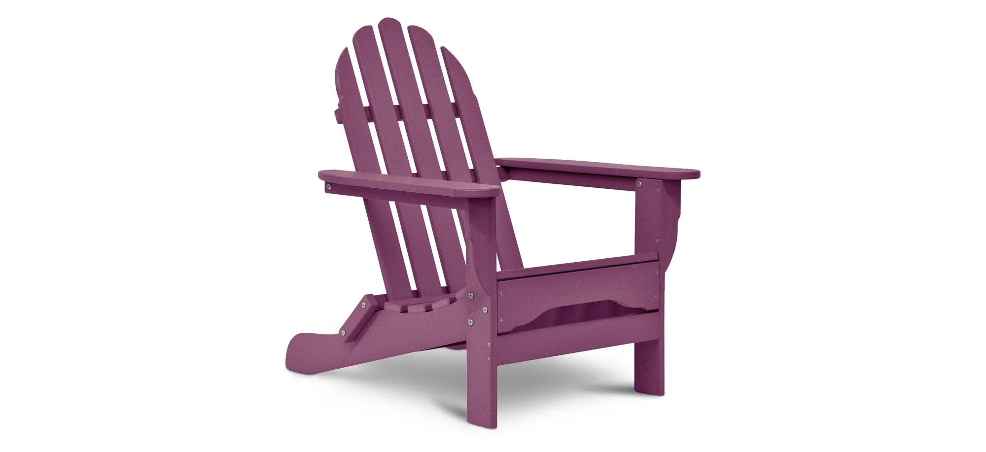 Icon Static Adirondack Chair in "Lilac" by DUROGREEN OUTDOOR