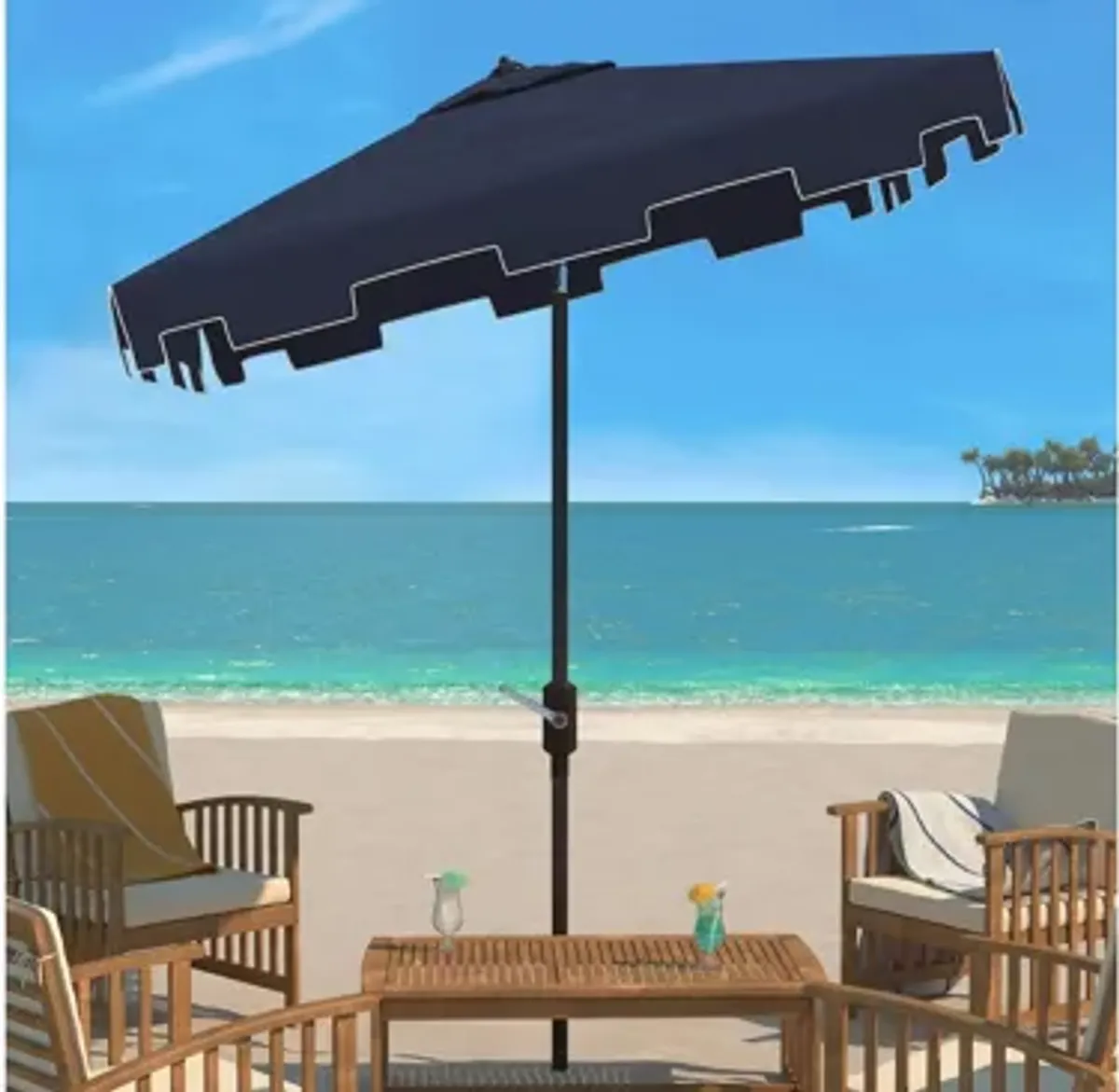 Burton Outdoor Square Market Umbrella