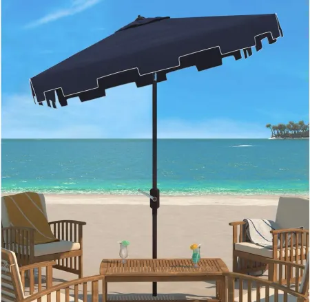 Burton Outdoor Square Market Umbrella in Natural / Beige by Safavieh