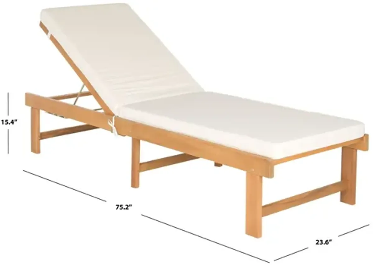 Tia Outdoor Chaise Lounge Chair