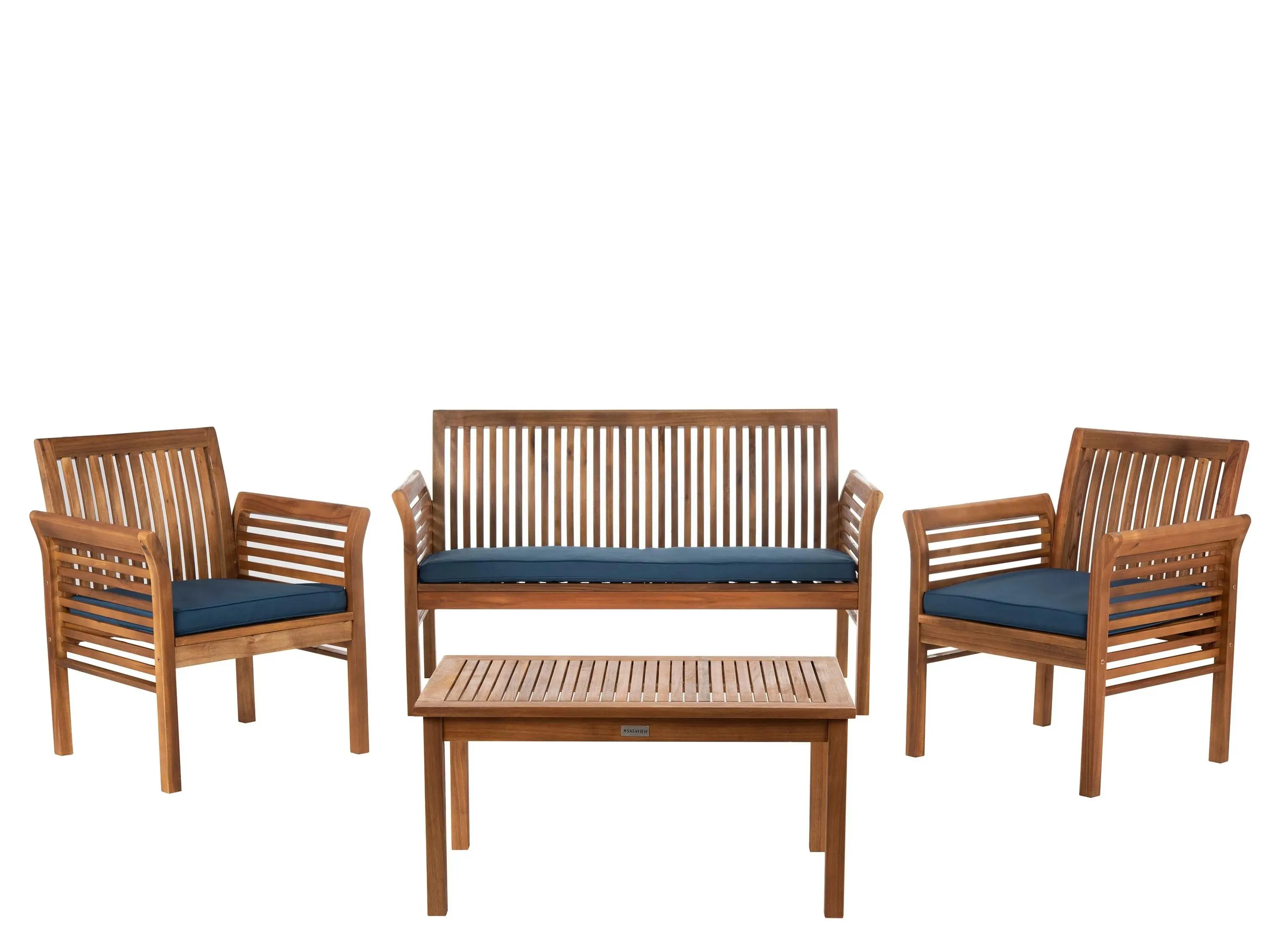 Vlad 4-pc. Patio Set in Forest Green by Safavieh