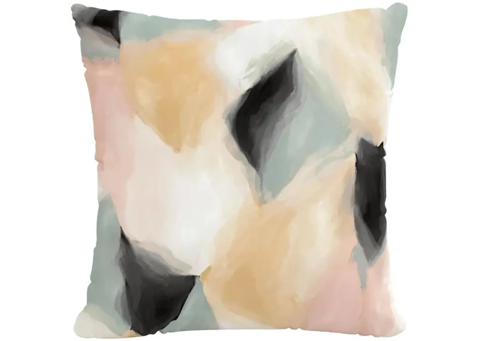 18" Outdoor Abstract Shapes Cloud Pillow in Abstract Shapes Cloud by Skyline