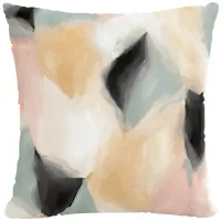 18" Outdoor Abstract Shapes Cloud Pillow in Abstract Shapes Cloud by Skyline