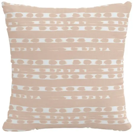 18" Outdoor Himari Pillow in Himari Soft Pink by Skyline