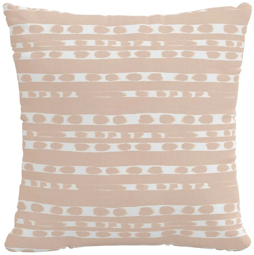 18" Outdoor Himari Pillow in Himari Soft Pink by Skyline