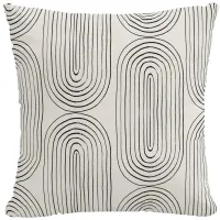 20" Outdoor Oblong Pillow in Oblong Ink by Skyline
