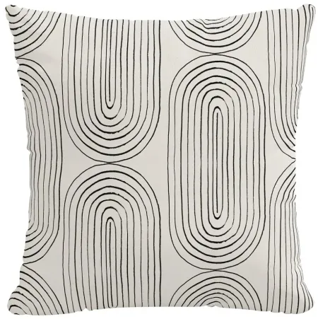 20" Outdoor Oblong Pillow in Oblong Ink by Skyline