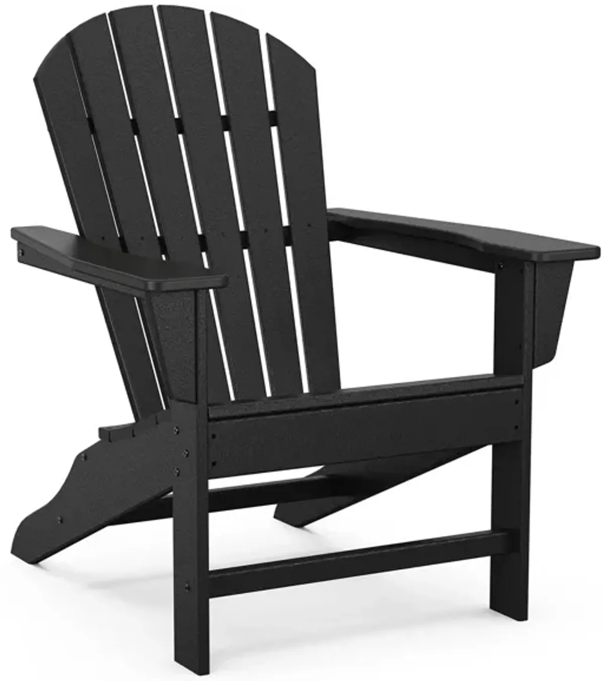 South Beach Adirondack in Black by Polywood