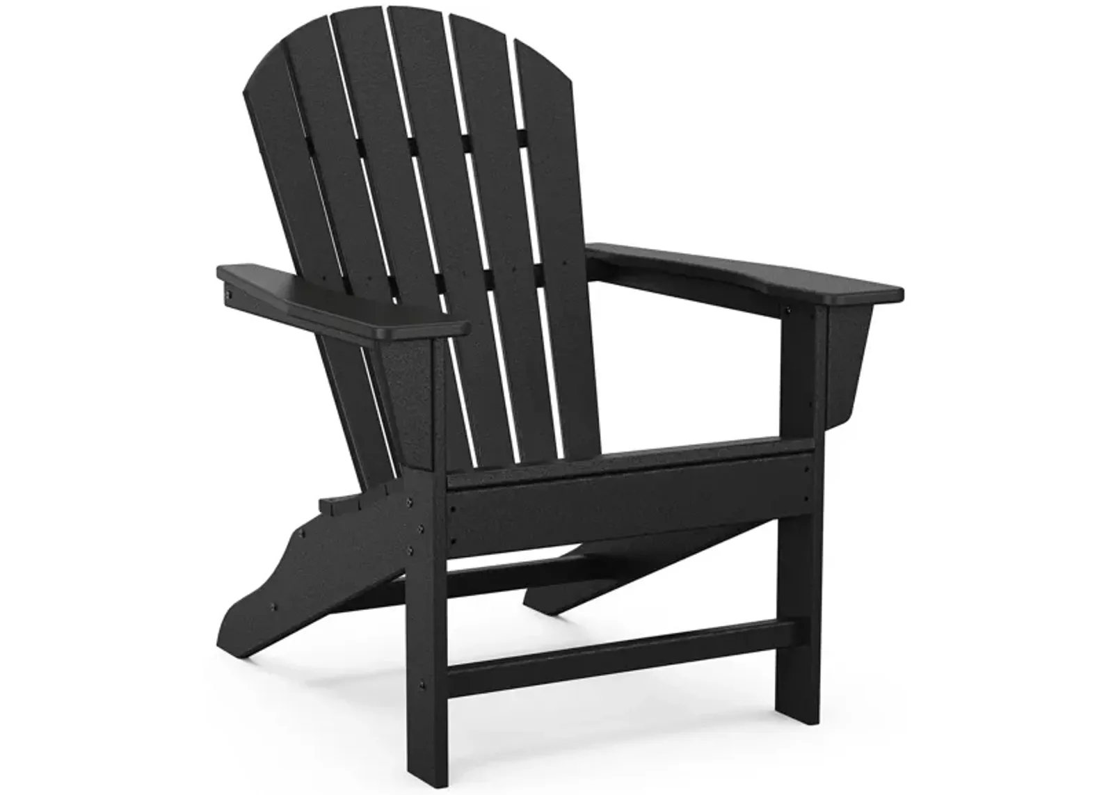 South Beach Adirondack in Black by Polywood