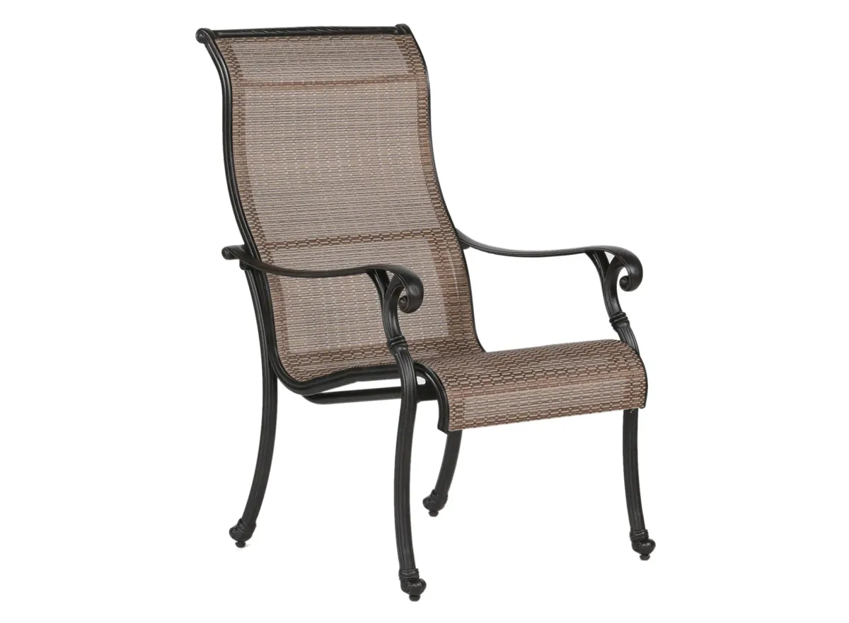 Castle Rock Outdoor Sling Dining Chair in Sling by Bellanest