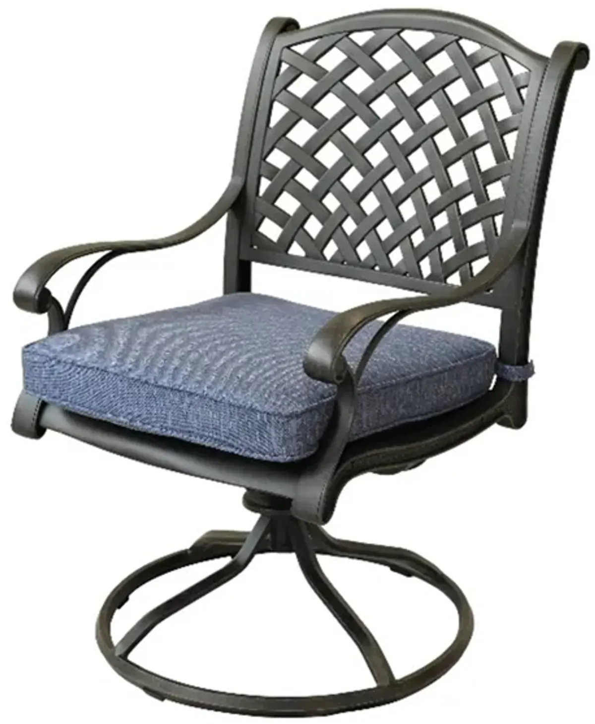 Castle Rock Outdoor Swivel Rocker Dining Chair