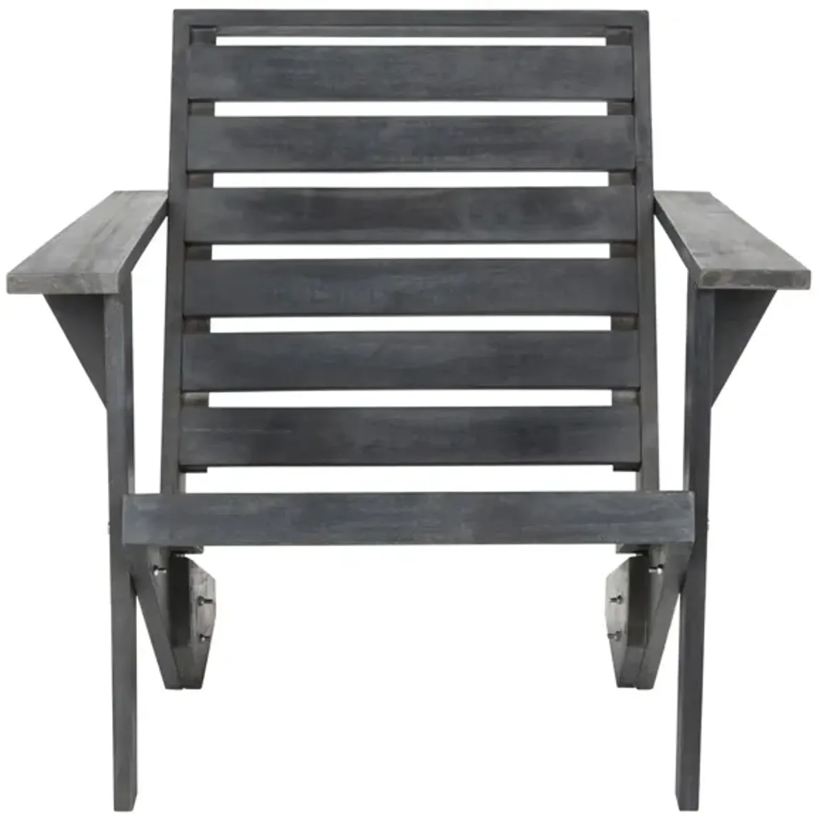 Lanty Outdoor Adirondack Chair in Gray by Safavieh