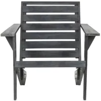 Lanty Outdoor Adirondack Chair in Gray by Safavieh