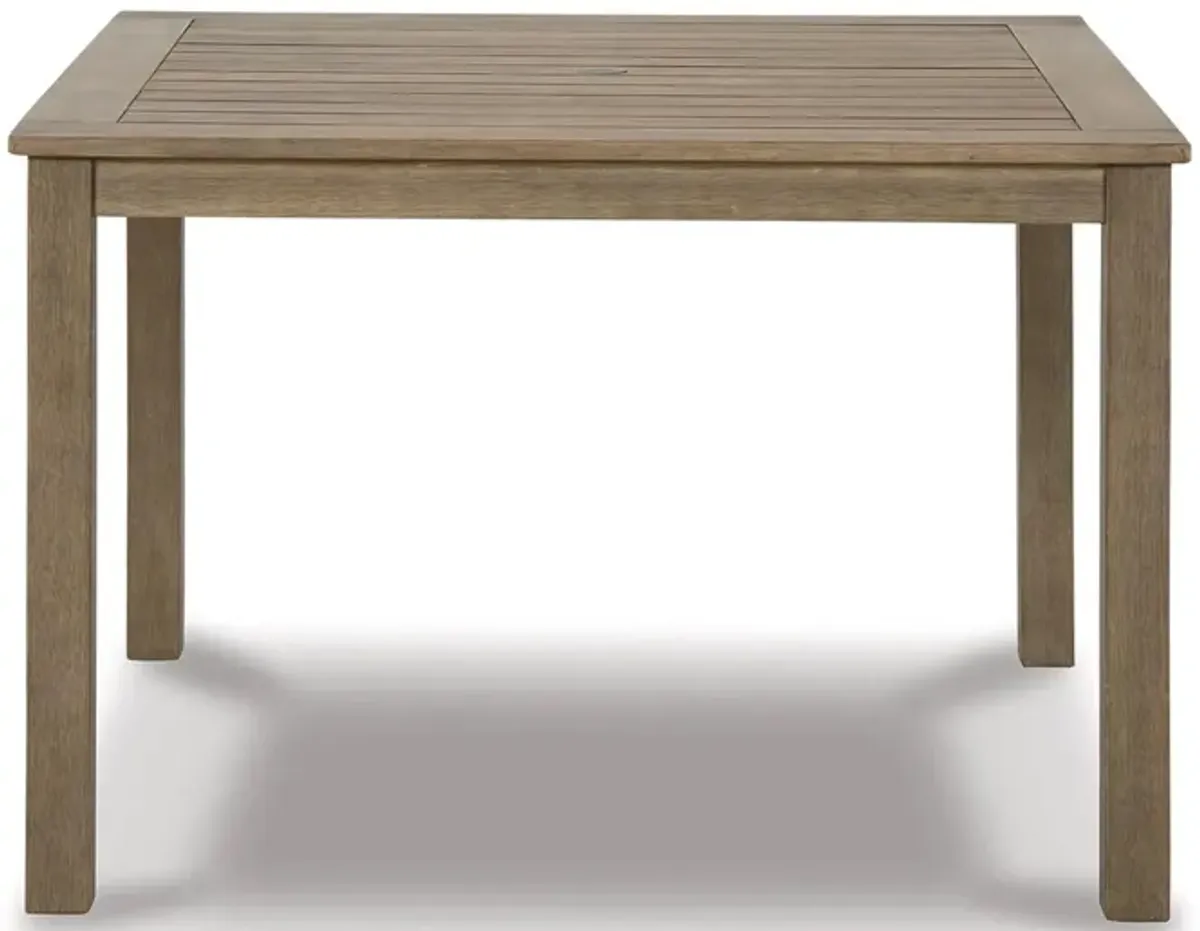 Aria Plains Outdoor Dining Table in Brown by Ashley Furniture