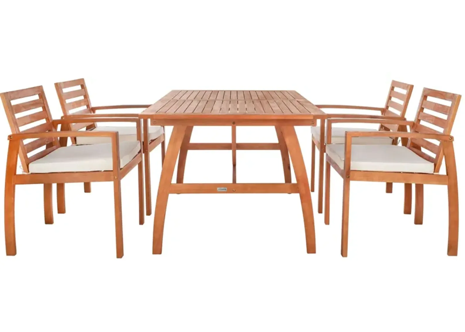 Lisbeth 5-pc. Outdoor Dining Set in Gray Wash by Safavieh