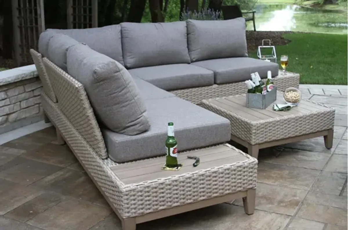 Antique Eucalyptus 2-pc. Outdoor Sectional