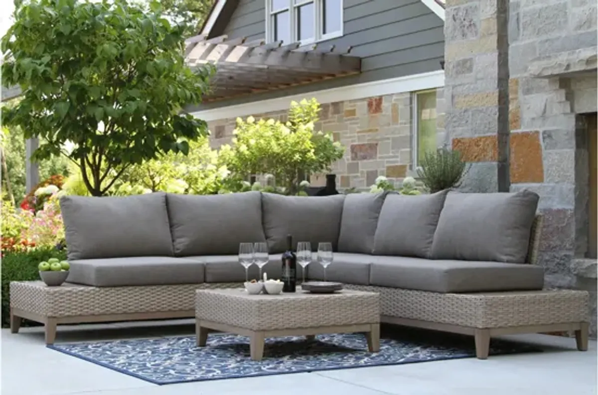 Antique Eucalyptus 2-pc. Outdoor Sectional