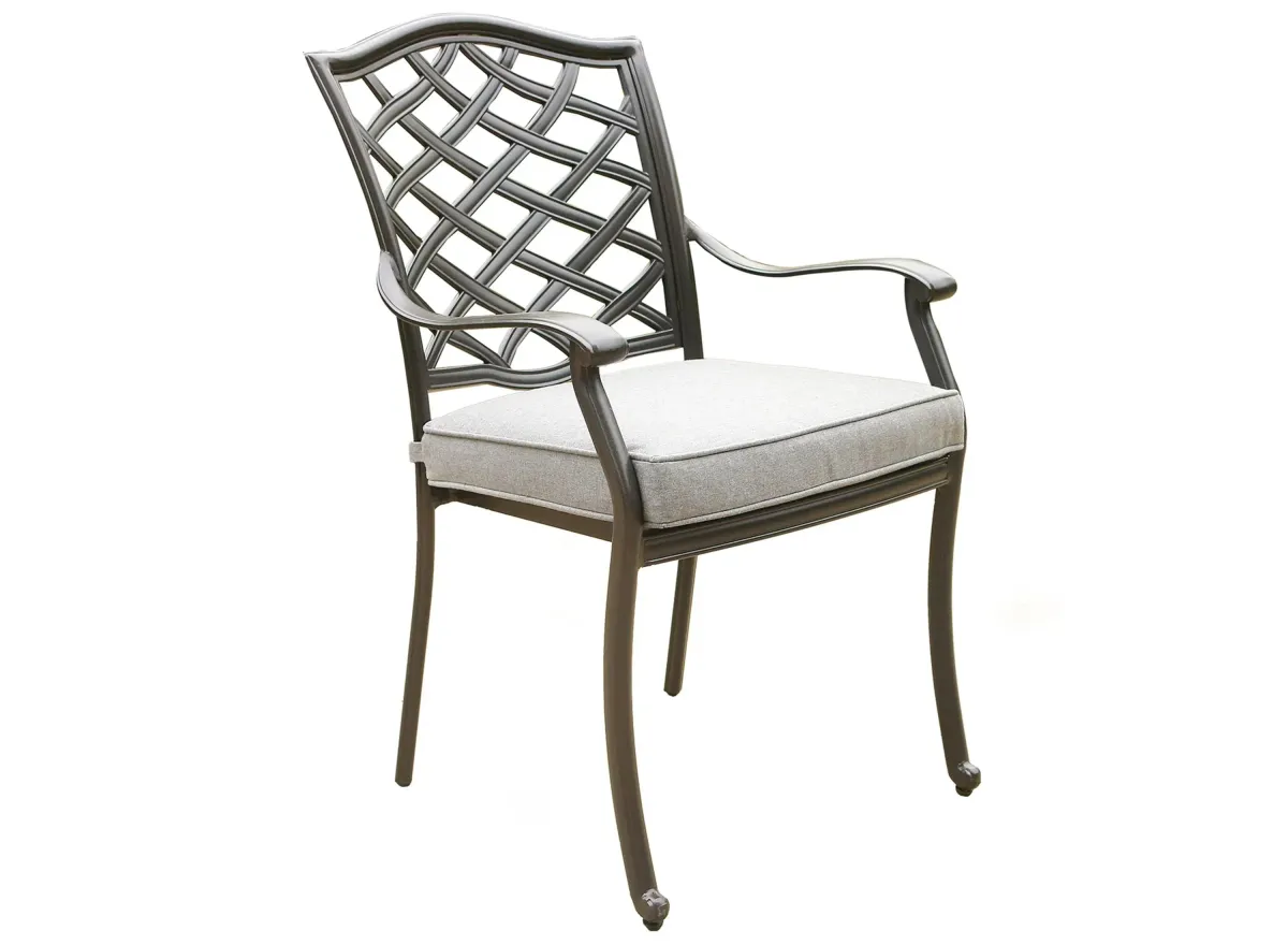Halston Outdoor Dining Arm Chair Set of 2