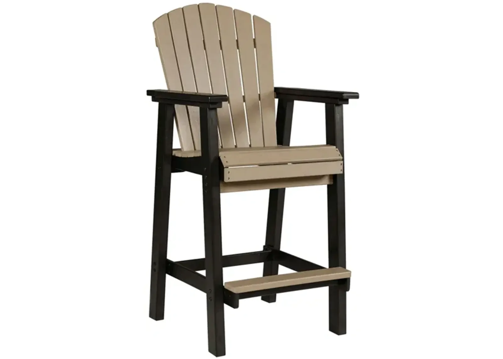 Fairen Trail Outdoor Barstool - Set of 2 in Warm Gray - Gracebay Light Gray by Ashley Furniture