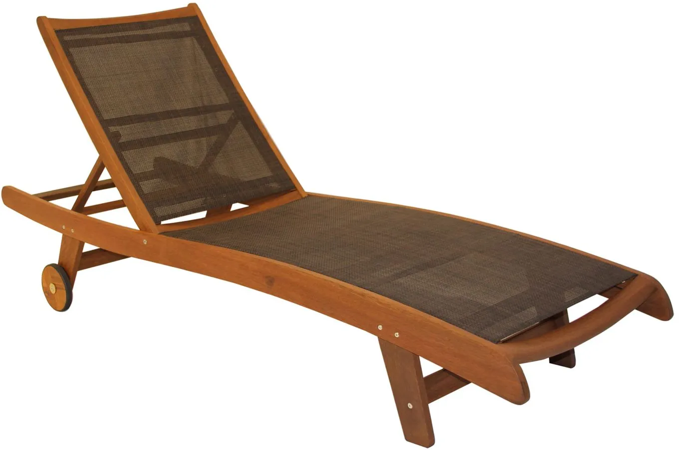 Cheedle Outdoor Reclining Chaise Lounge Chair in Stone by Outdoor Interiors