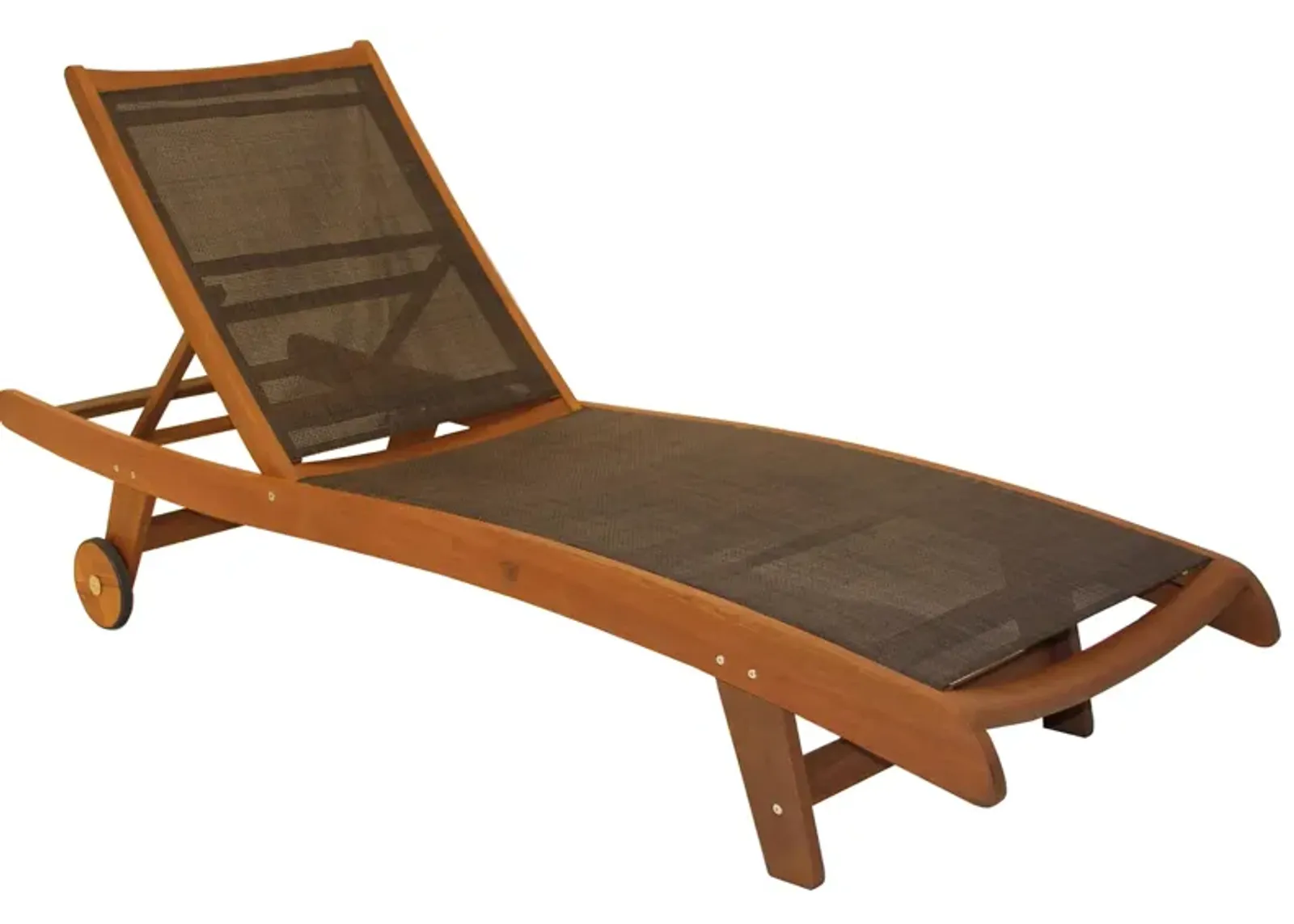 Cheedle Outdoor Reclining Chaise Lounge Chair in Stone by Outdoor Interiors