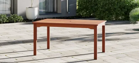 Amazonia Outdoor Dining Table in Brown by International Home Miami