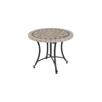 Bing Outdoor Mosaic Accent Table in Multi Colored by Outdoor Interiors