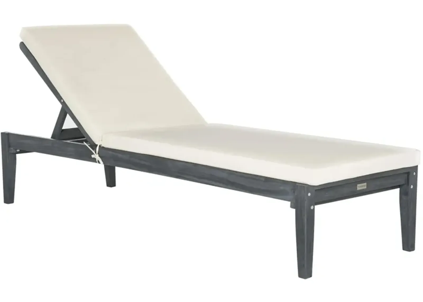 Genser Sun Lounger in White by Safavieh