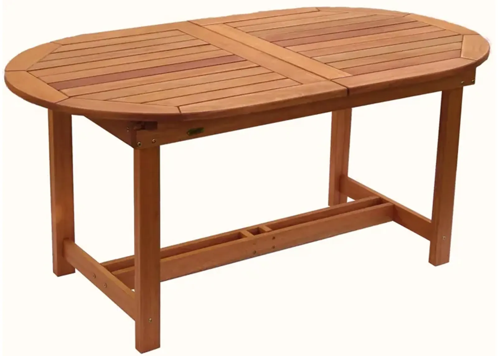 Amazonia 63" Outdoor Dining Table w/ Leaf in Brown by International Home Miami