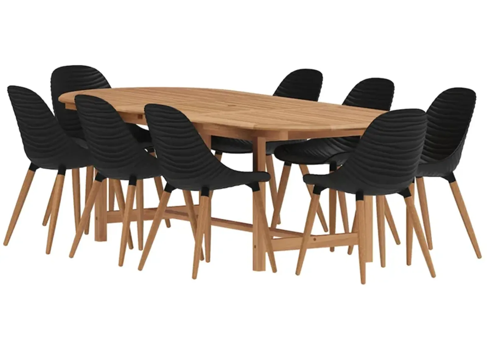 Laica 9-pc. Patio Dining Set