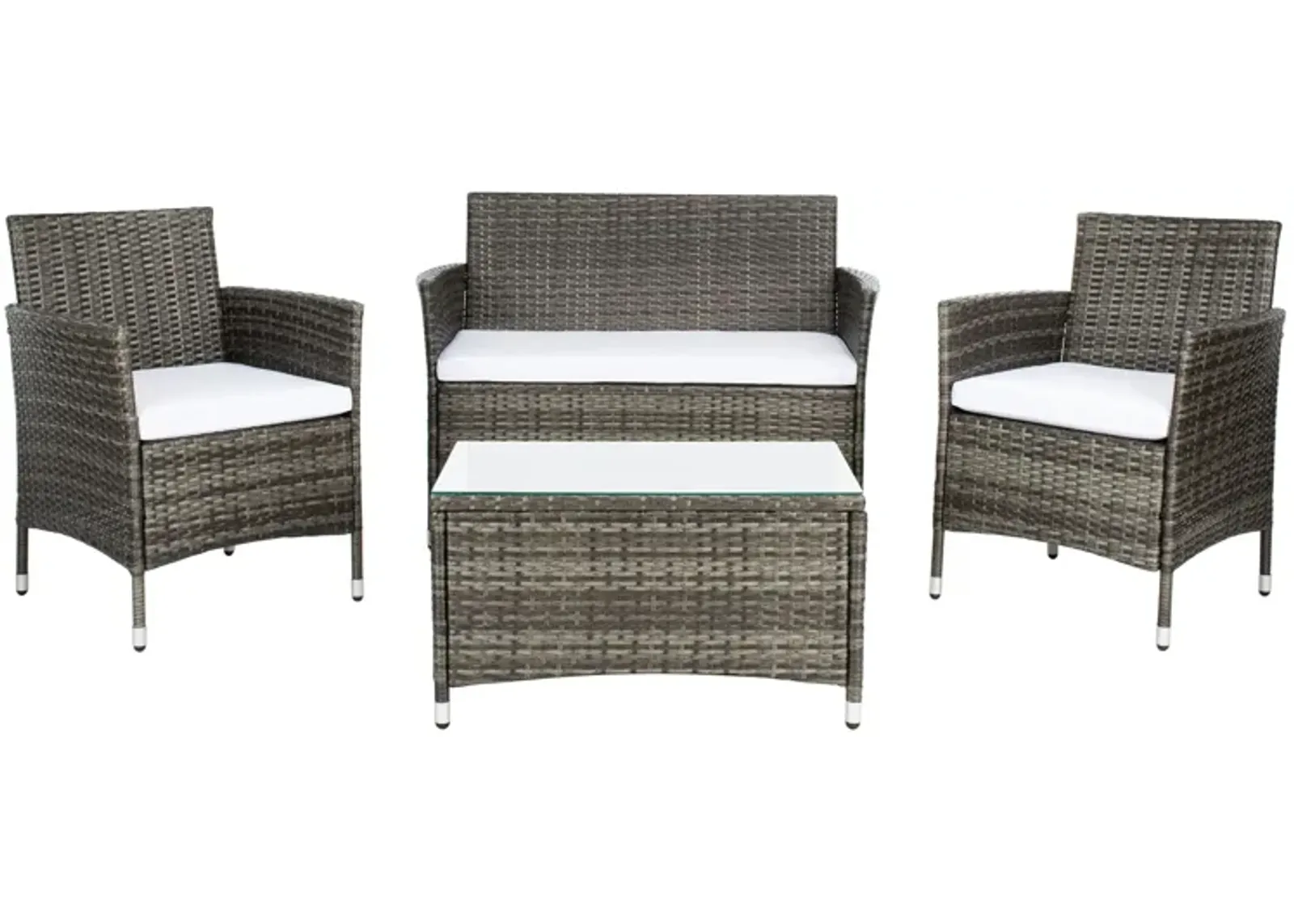 Sophie 4-pc. Patio Set in Turquoise by Safavieh