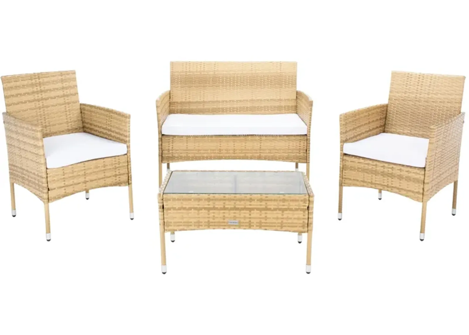 Yves 4-pc. Patio Set in Navy by Safavieh