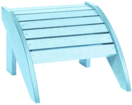Generation Recycled Outdoor Adirondack Footstool in Dusty Jasper by C.R. Plastic Products