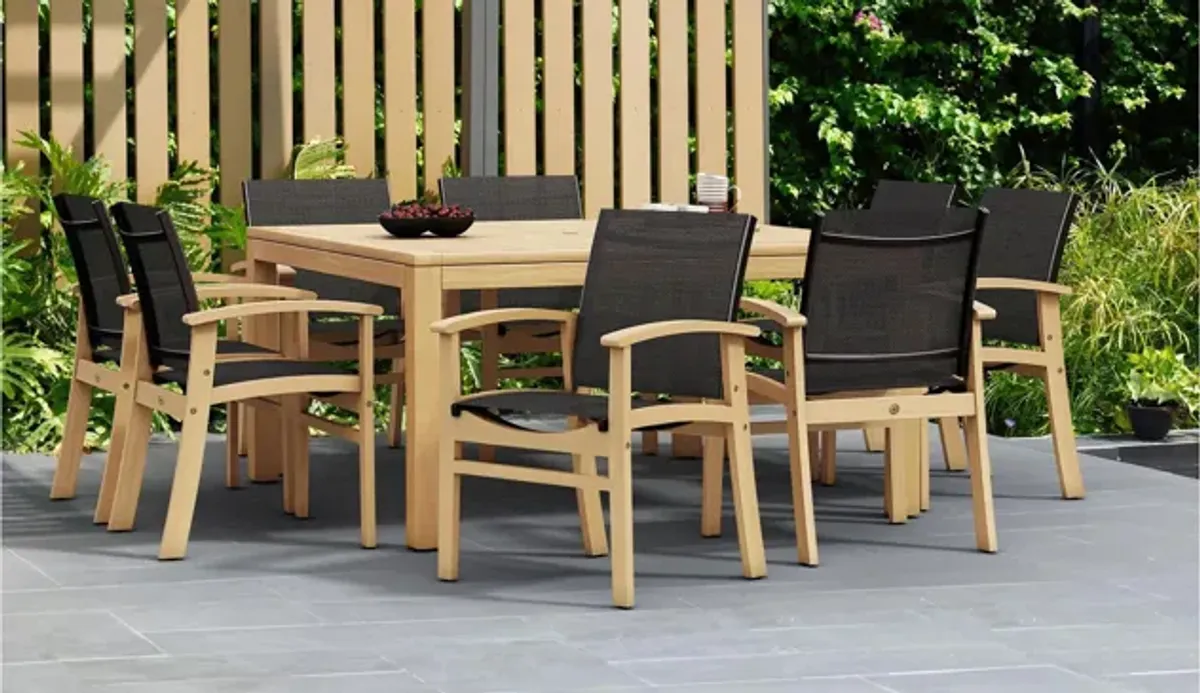 Campos 9-pc. Square Patio Dining Table Set