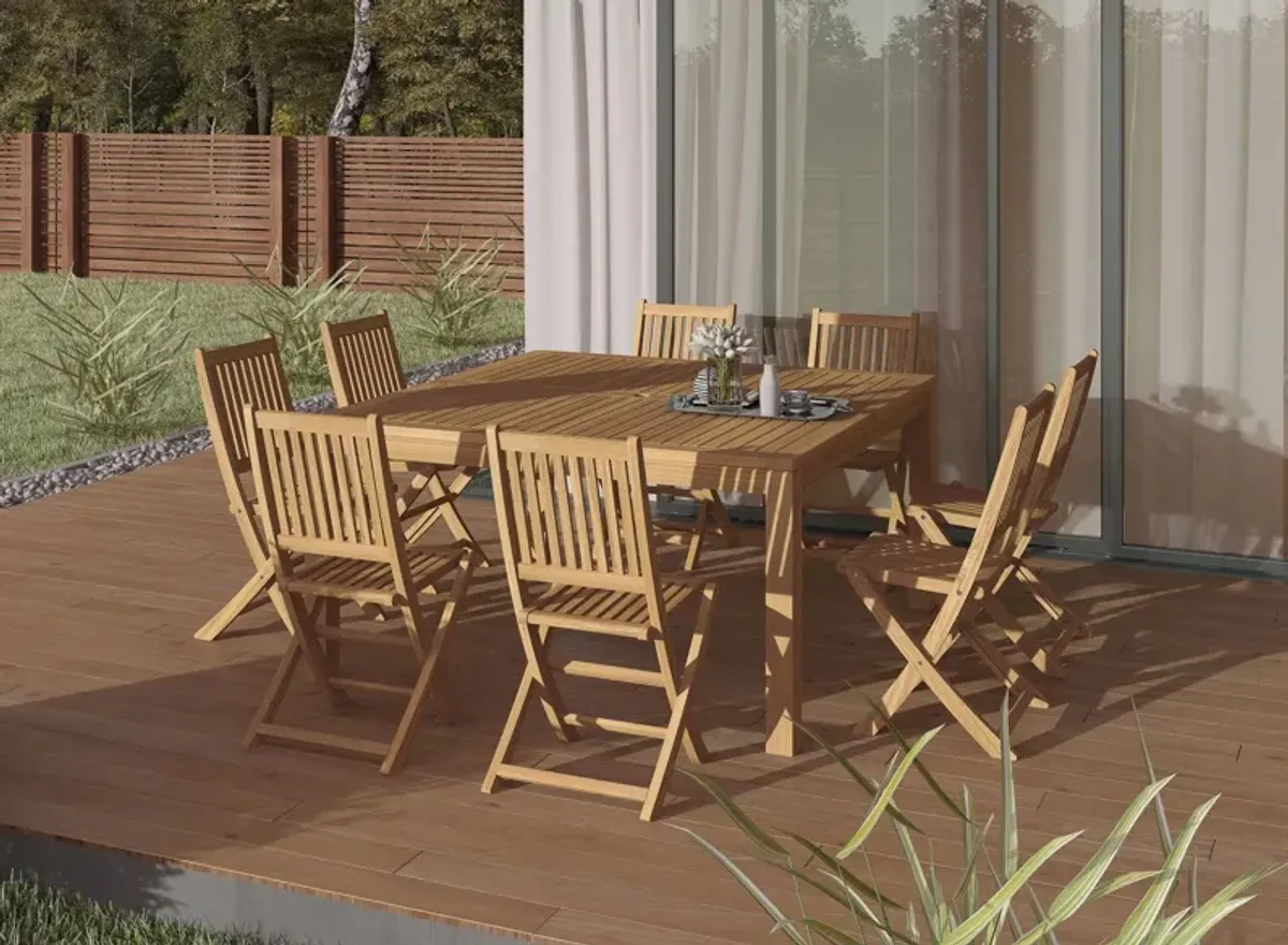 Campos 9-pc. Square Patio Dining Table Set