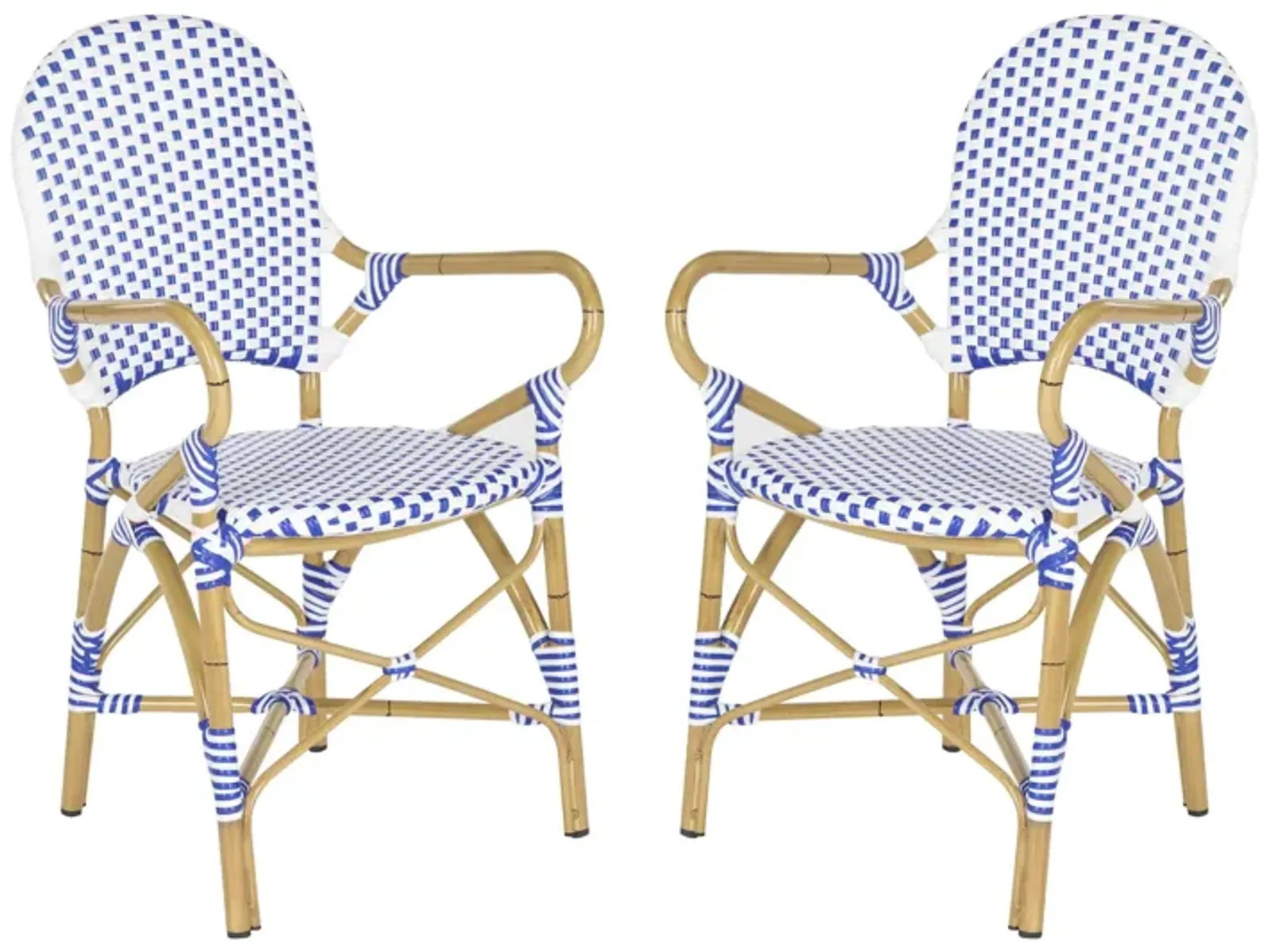 Dario Outdoor Stacking Arm Chair -Set of 2