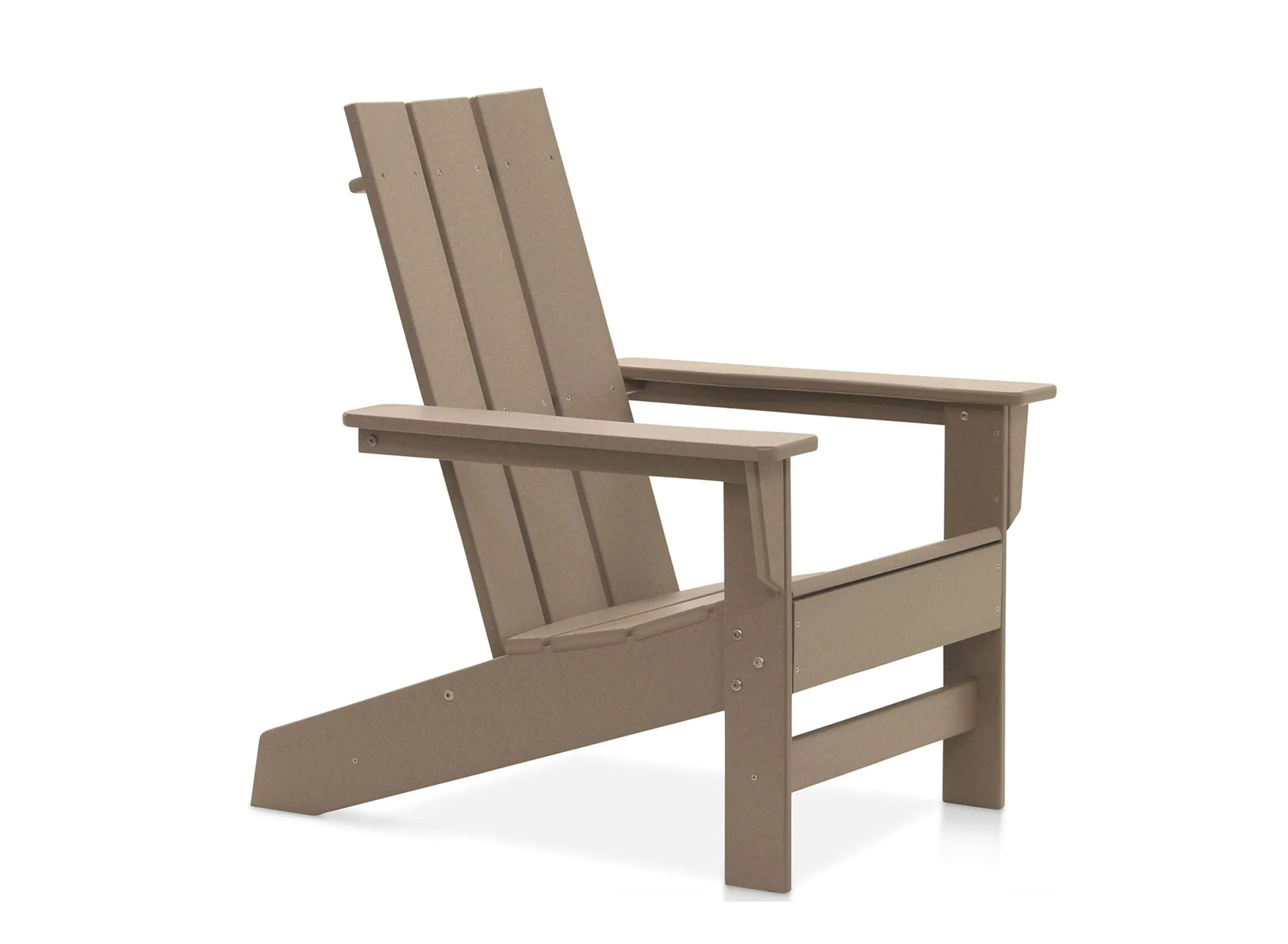 Aria Adirondack Chair in Gray by DUROGREEN OUTDOOR