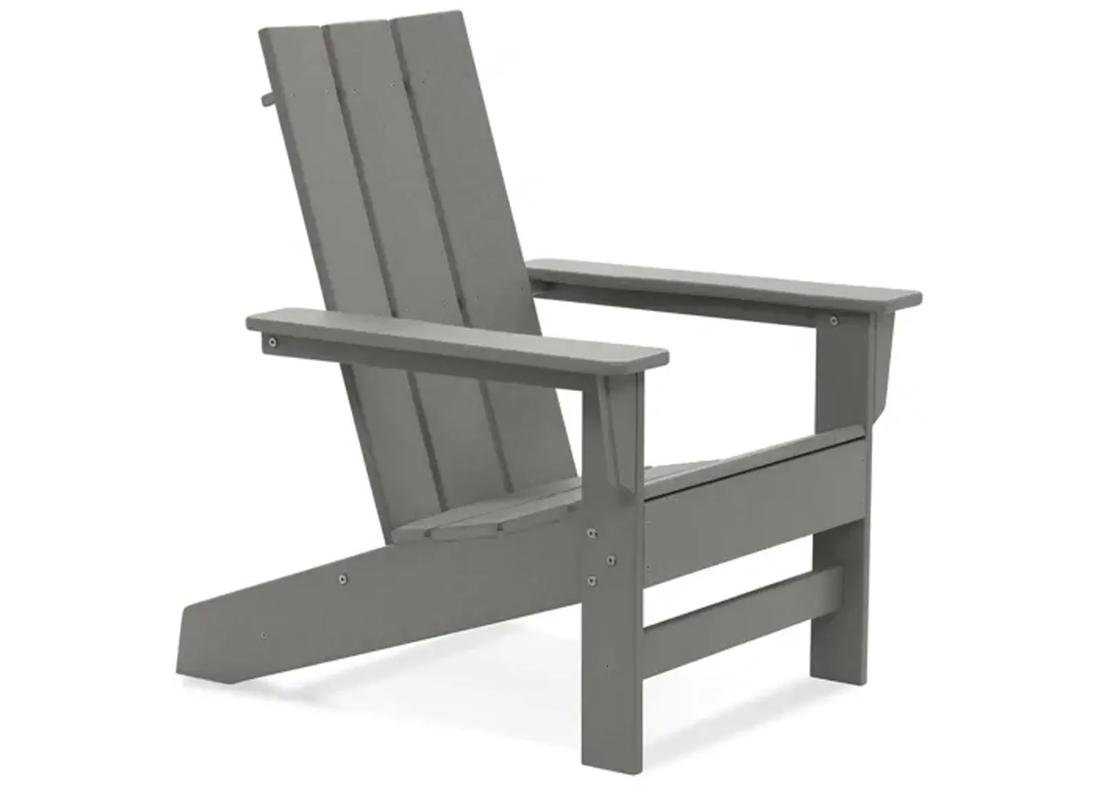 Aria Adirondack Chair in Gray by DUROGREEN OUTDOOR