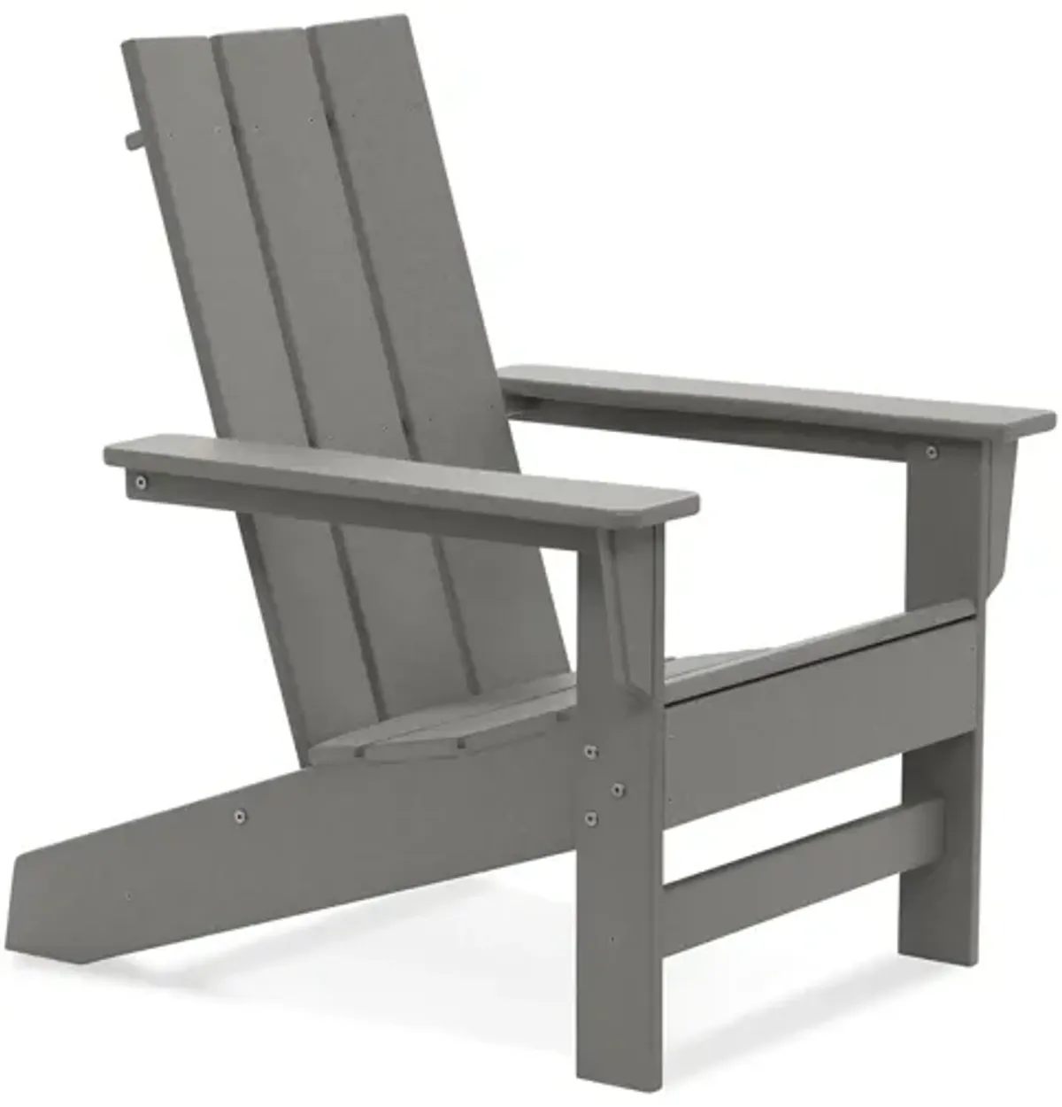 Aria Adirondack Chair in Gray by DUROGREEN OUTDOOR