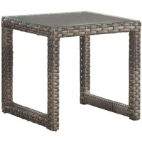 New Java Outdoor End Table in Sandstone by South Sea Outdoor Living
